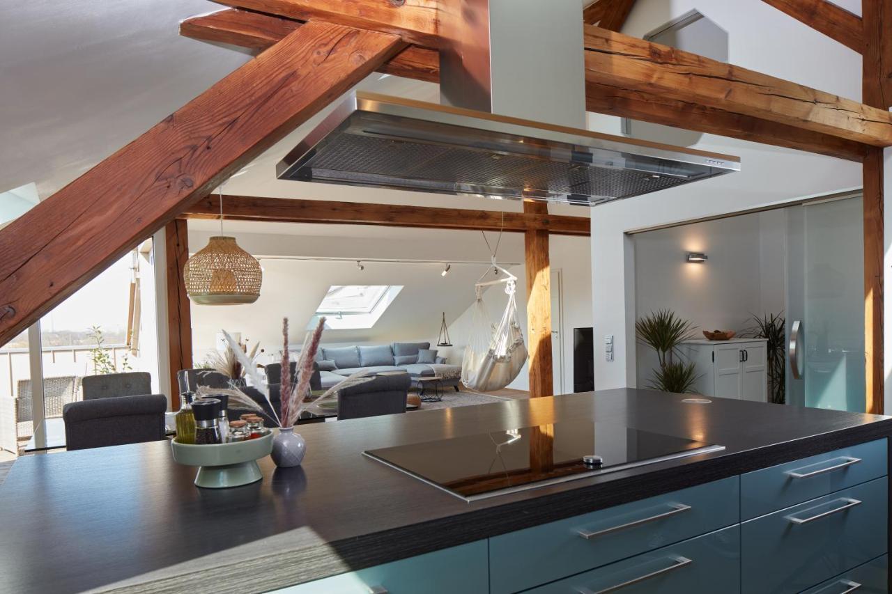 ⸨⸩ Sunset Penthouse: Messe - Siemens - Db - Man ⸨⸩ Apartment Nuremberg Exterior photo