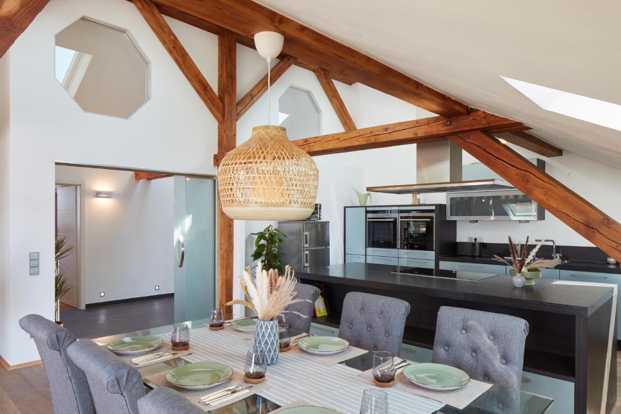 ⸨⸩ Sunset Penthouse: Messe - Siemens - Db - Man ⸨⸩ Apartment Nuremberg Exterior photo