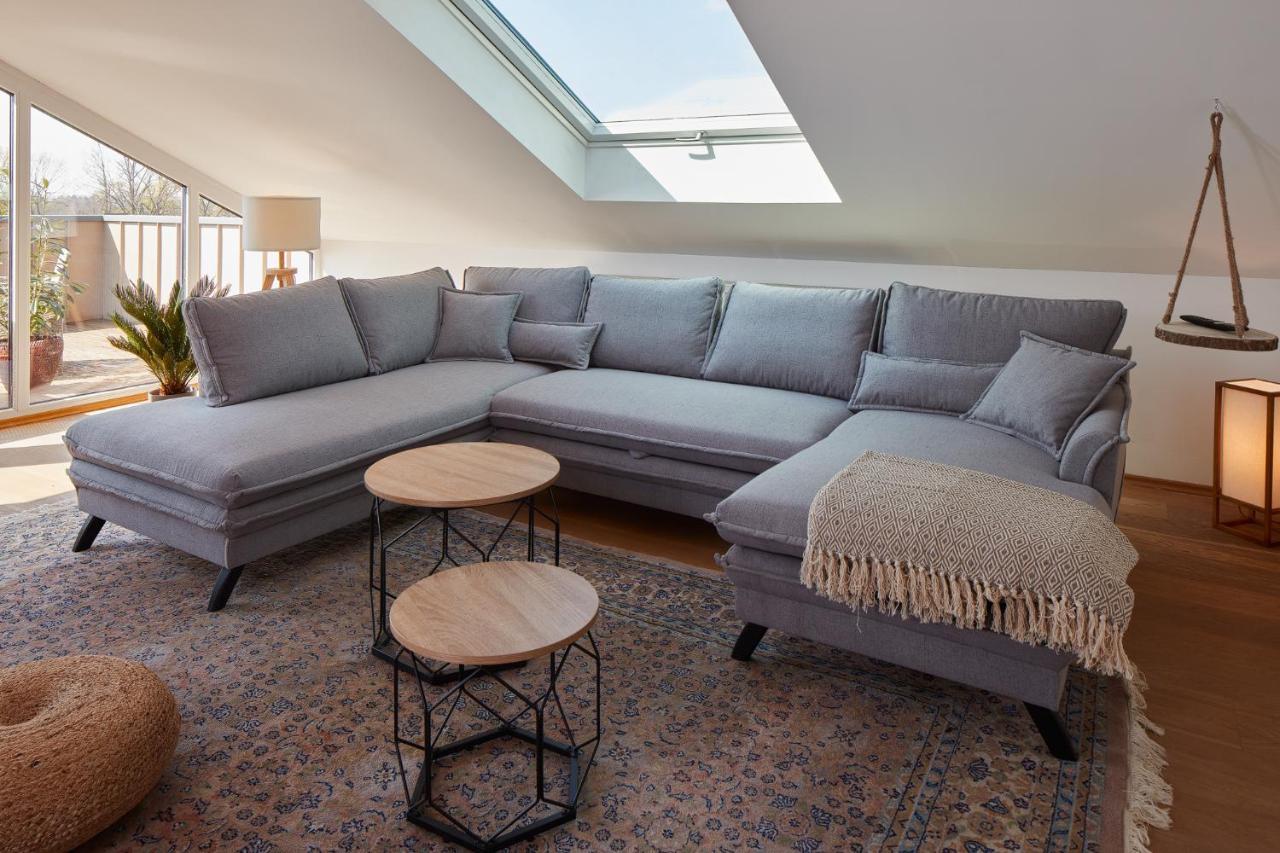 ⸨⸩ Sunset Penthouse: Messe - Siemens - Db - Man ⸨⸩ Apartment Nuremberg Exterior photo